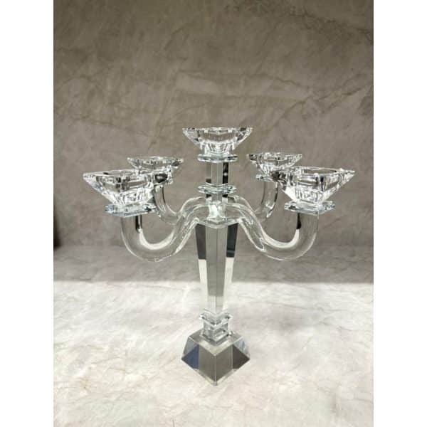 פמוטי קריסטל חמישייה קנים מהודרים