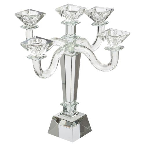 פמוטי קריסטל חמישייה קנים מהודרים