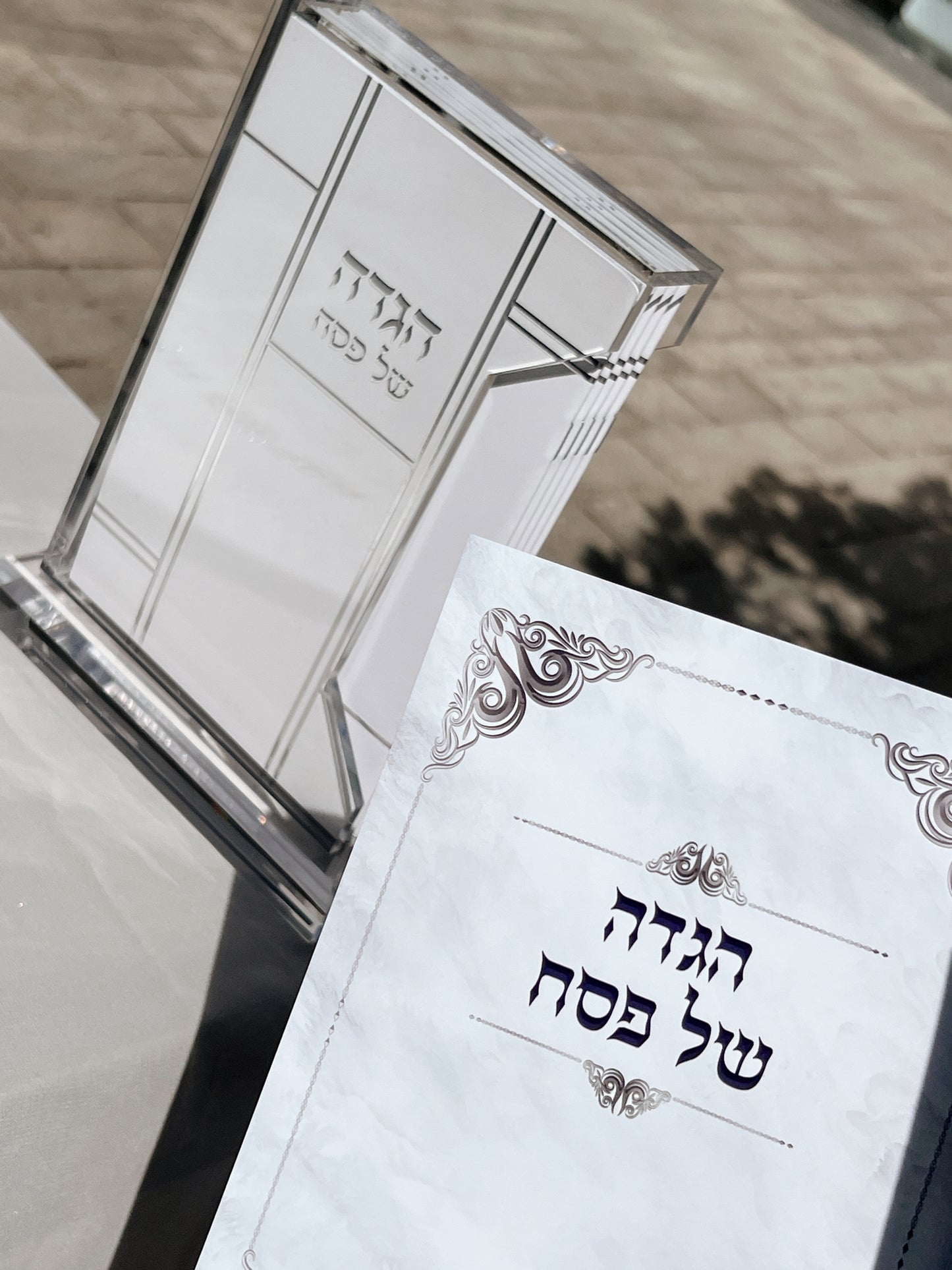 סטנד אקרילי שקוף עם 6 הגדות