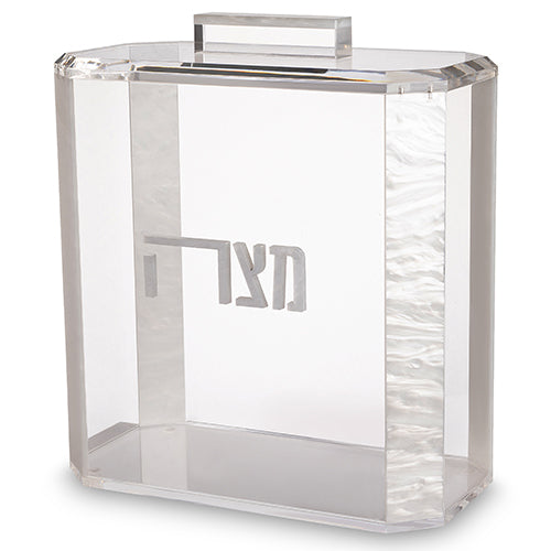 כלי מהודר למצה לבן פנינה